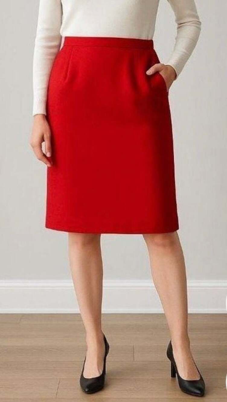 Vintage Pendleton 100-%  virgin wool A-Line Skirt